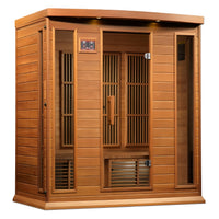 Indoor Infrared Sauna Built for Home Wellness, 4 Person Cedar, FAR Infrared Technology, Bluetooth Compatible