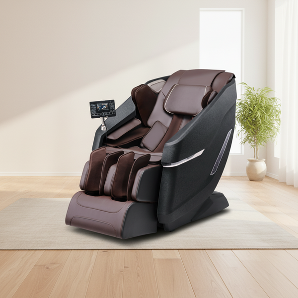 Full Body Massage Chair Zero Gravity 3D Shiatsu Recliner Sl-Track Heat, AI Voice